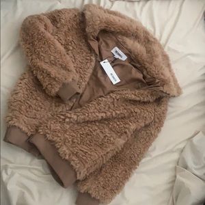 Faux fur jacket